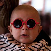 baby portrait port of cancale  cafe  Brittany - France  <br>///<br>portrait de bebe a Cancaledans un cafe  cafe  Bretagne - France <br>///<br>BRT CNC22